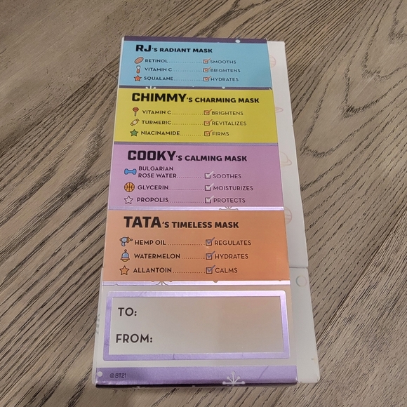*NEW* The Crème Shop | BT21: Complete Printed Essence Sheet Mask Collection - Picture 2 of 13